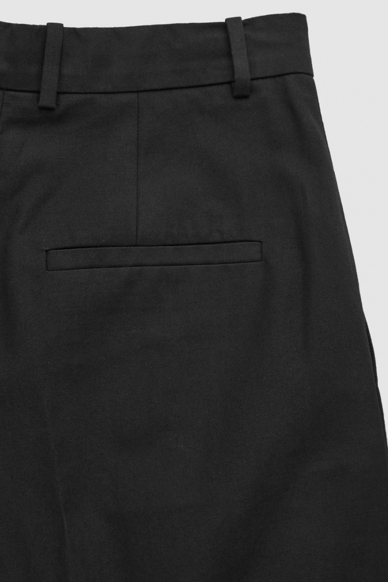 Pantalones COS Anchos-leg Tailored Mujer Negros | 36870COBU