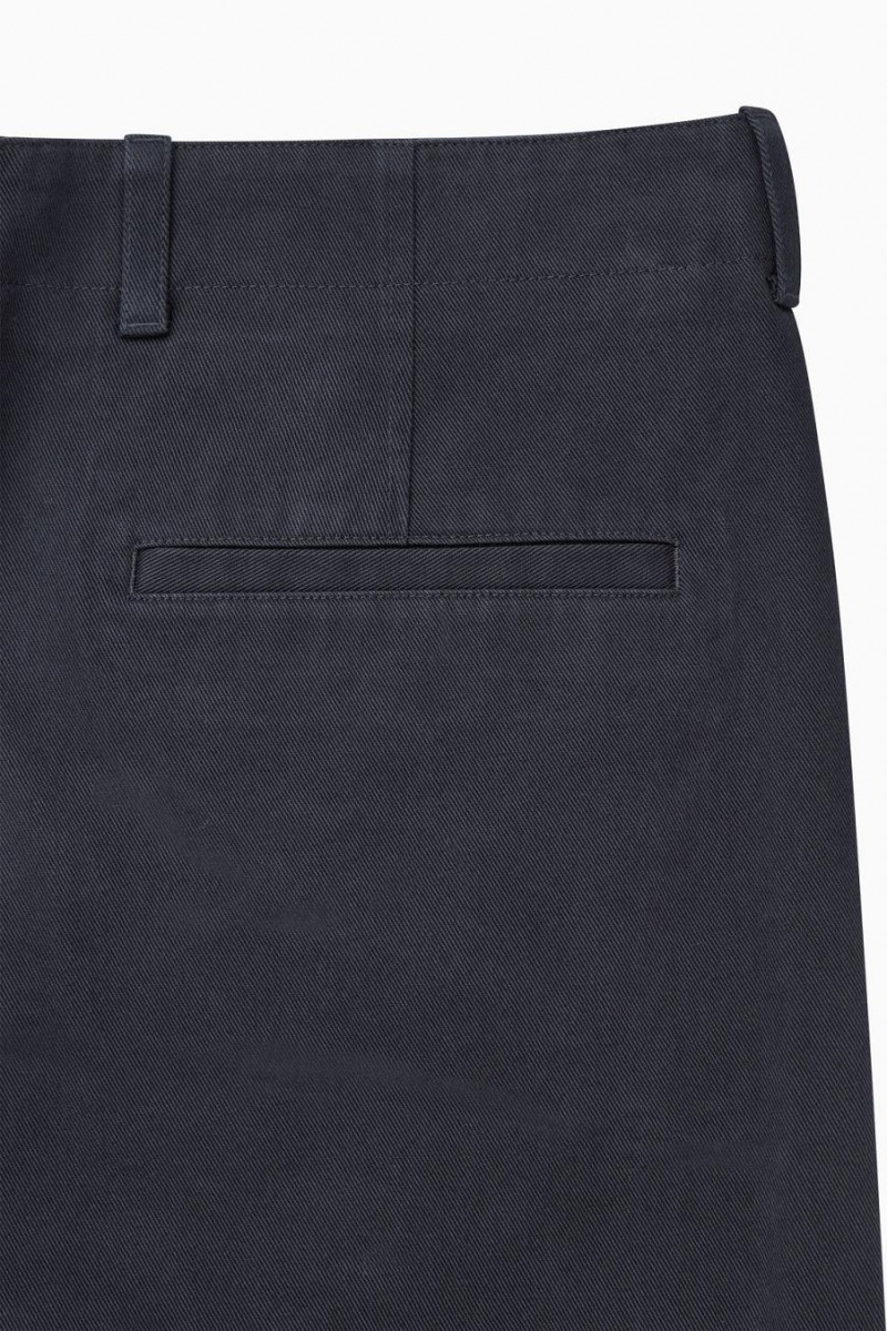 Pantalones COS Directo-leg Relaxed Utility Hombre Azul Marino | 68359CWIR