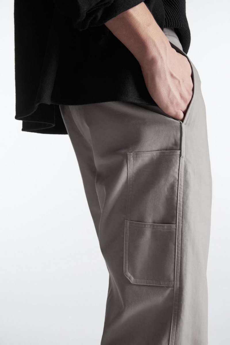 Pantalones COS Directo-leg Utility Hombre Grises | 75013XQCH