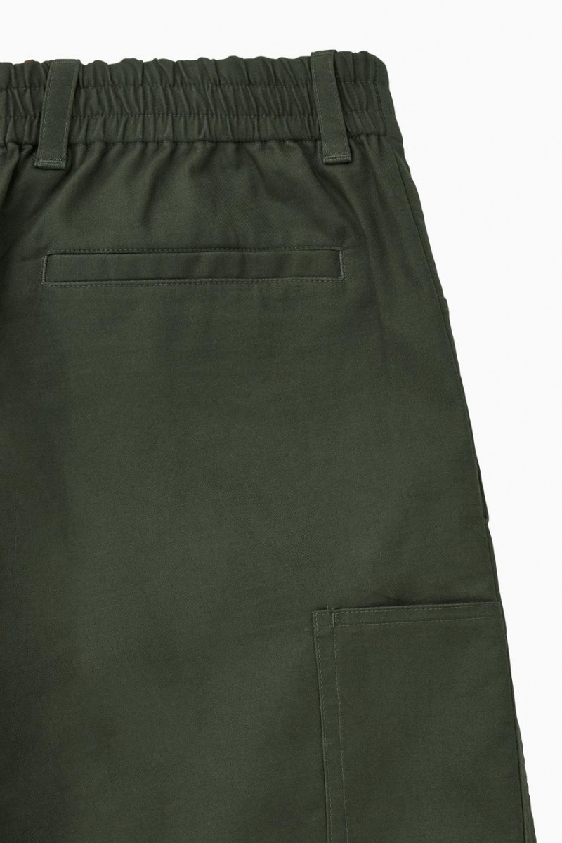 Pantalones COS Directo-leg Utility Hombre Kaki Oscuro | 01259QCST