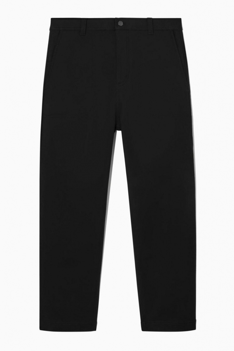 Pantalones COS Directo-leg Utility Hombre Negros | 32647OWXU