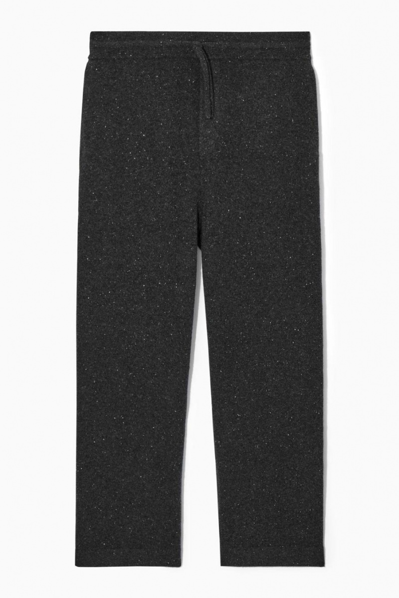 Pantalones COS Relaxed Cashmere Hombre Grises Oscuro | 97683GDYN