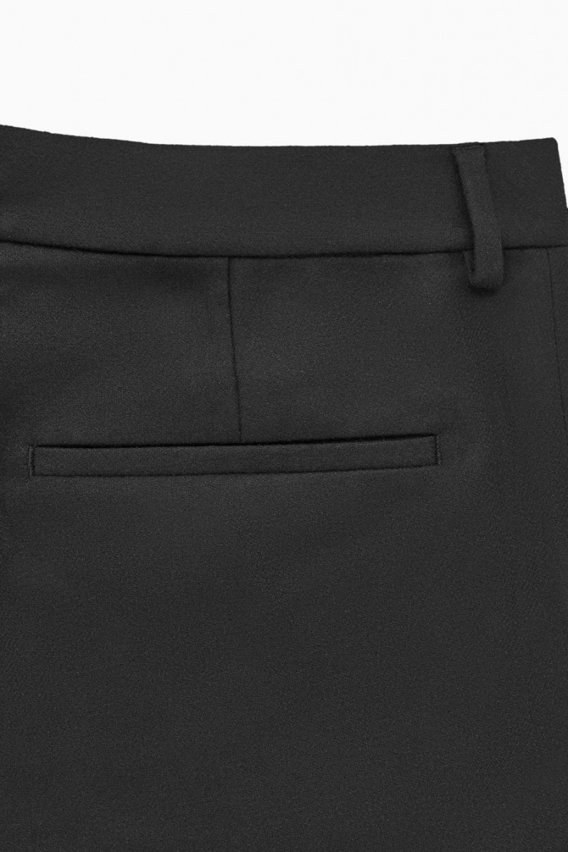 Pantalones COS Tapered Lana Hombre Negros | 31857ZNAH