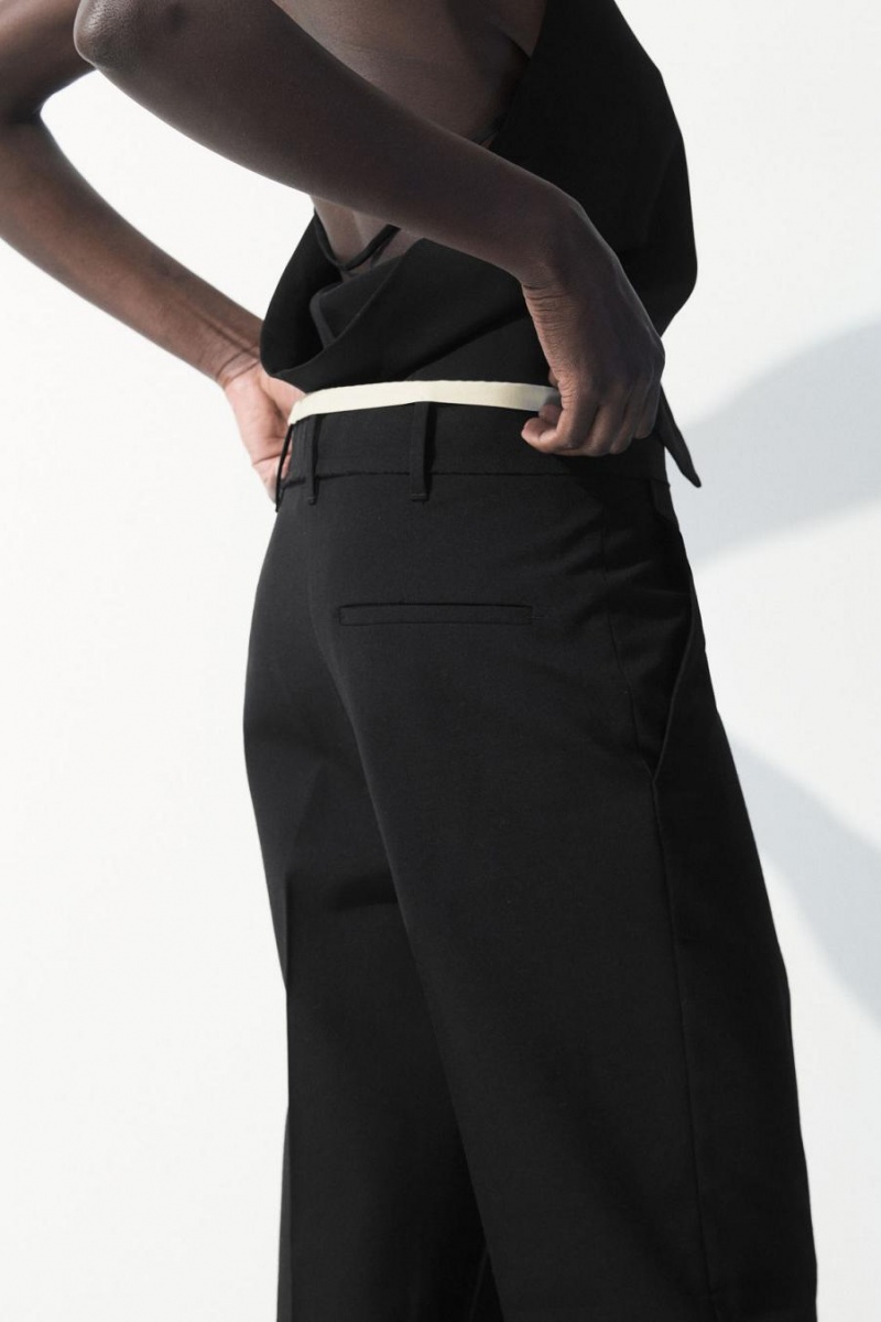 Pantalones COS The Deconstructed Mujer Negros | 16853QCFI