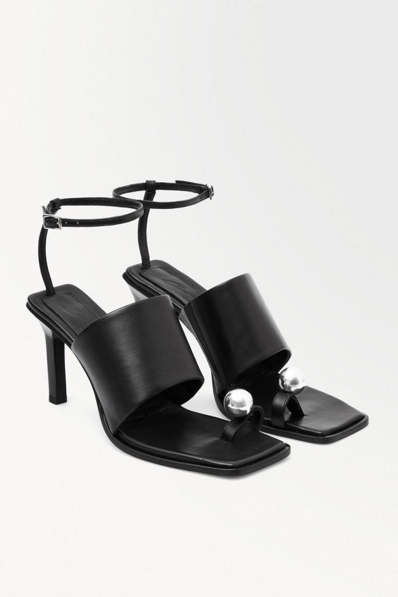 Sandalias COS The Sphere Tacón Mujer Negros | 64982OZSK