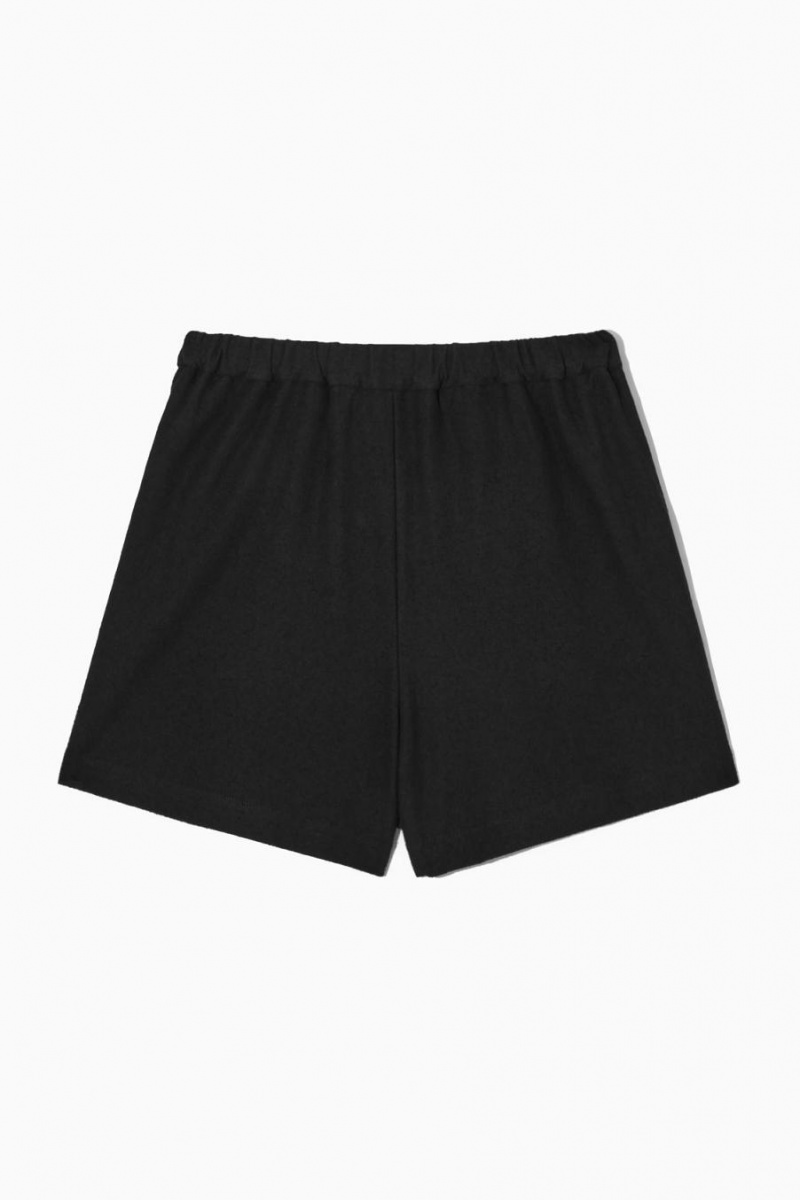 Short COS Bouclé Mujer Negros | 02139NEZW