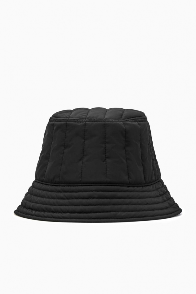 Sombrero COS Acolchado Bucket Hombre Negros | 29640YRWF