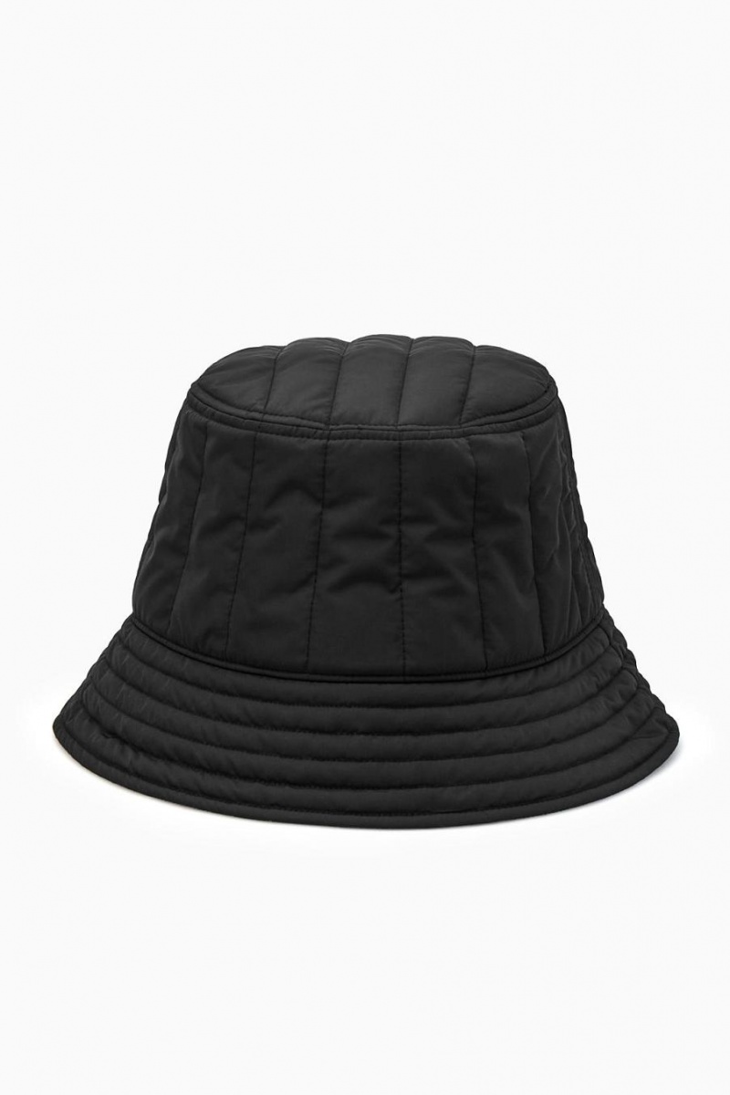 Sombrero COS Acolchado Bucket Hombre Negros | 29640YRWF