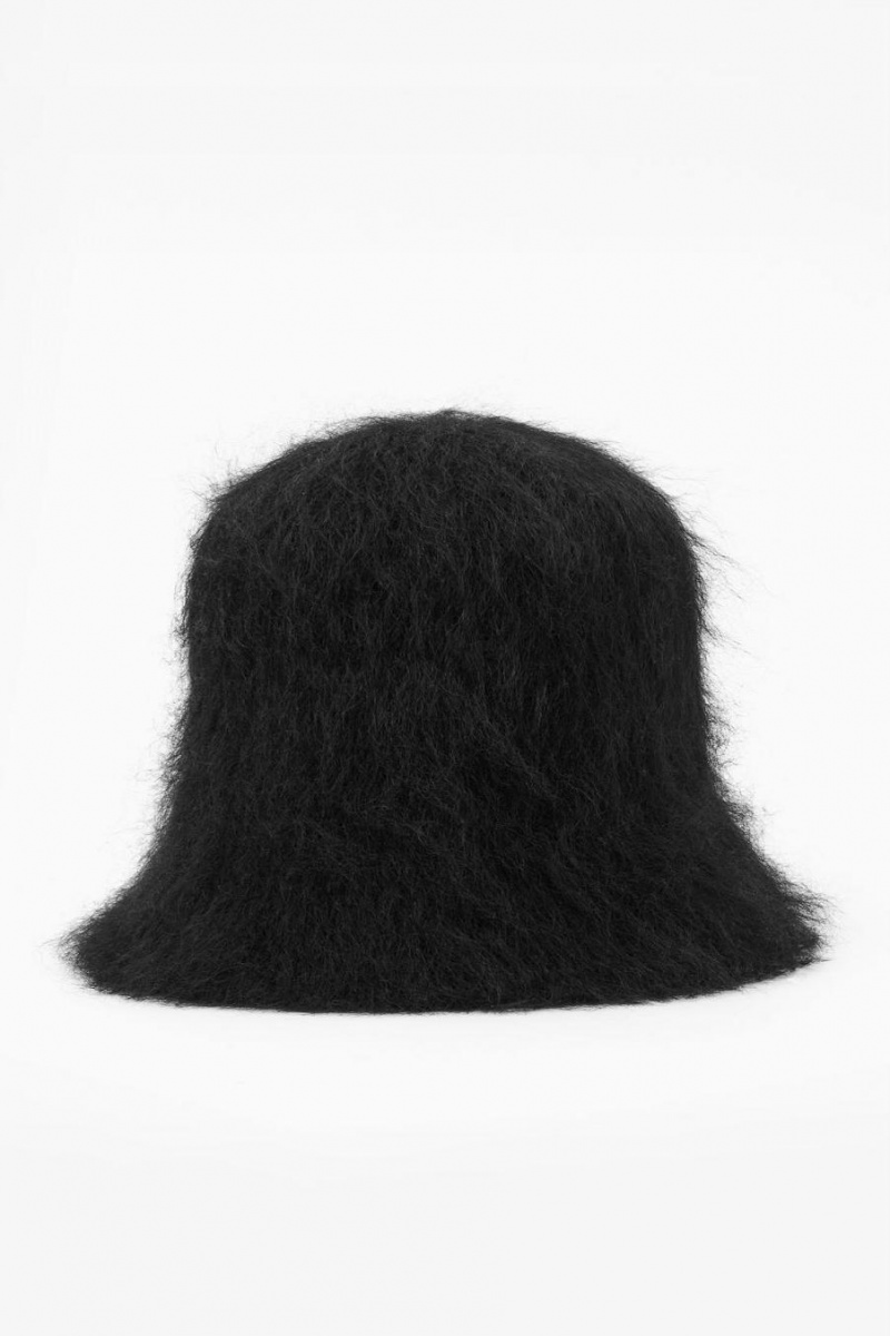 Sombrero COS Mohair Bucket Mujer Negros | 16752OAXY