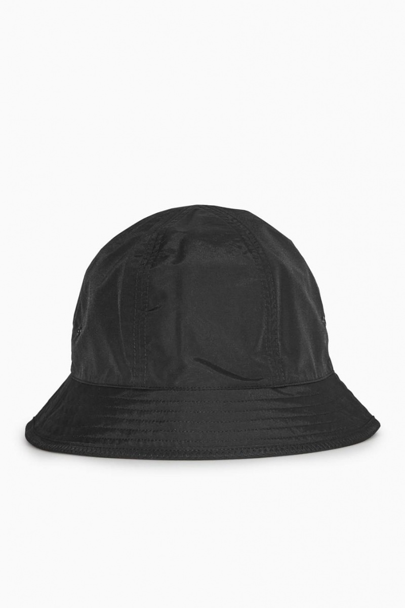 Sombrero COS Reversible Nylon Bucket Hombre Negros Verdes Oscuro | 86512CUWB