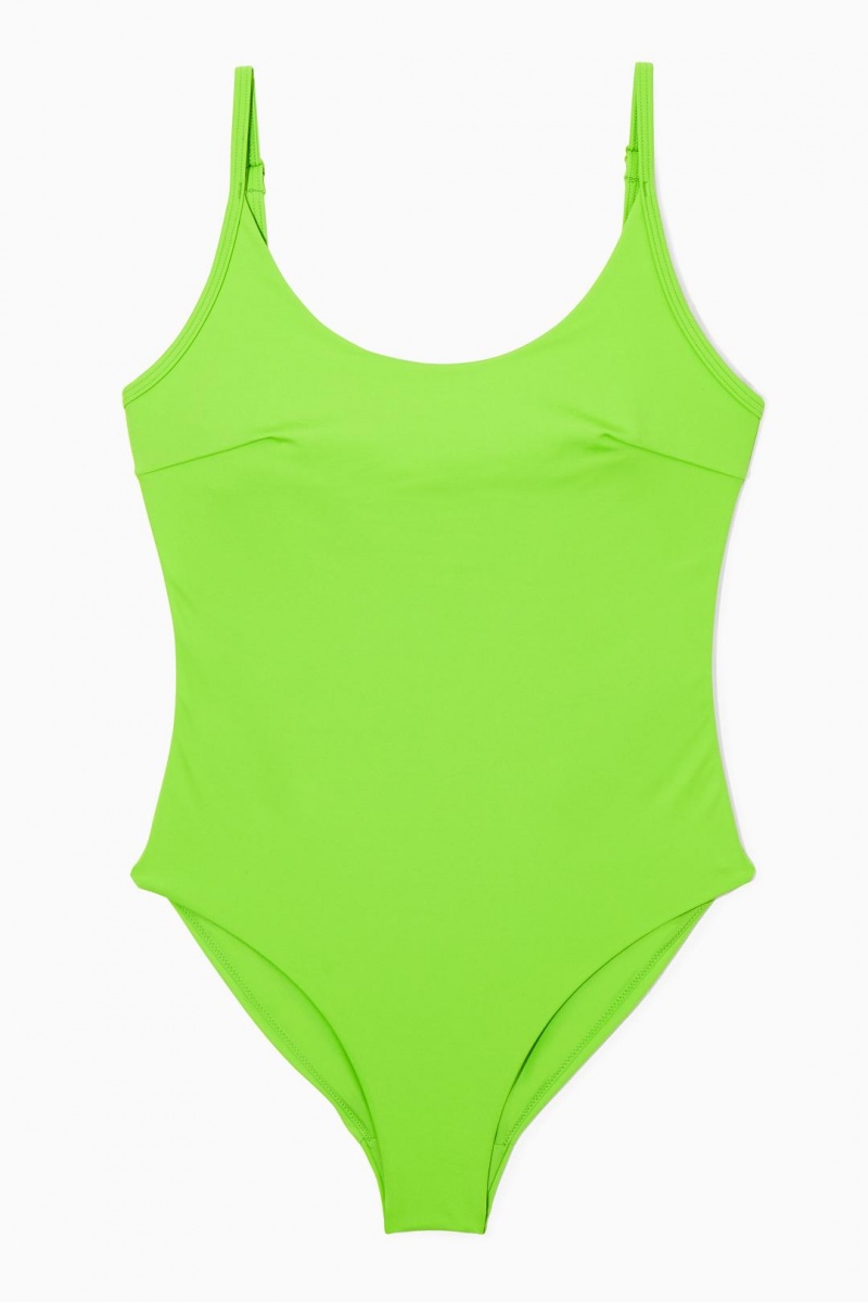 Trajes De Baño COS Open-back Swimsuit Mujer Verdes | 09375CIEK