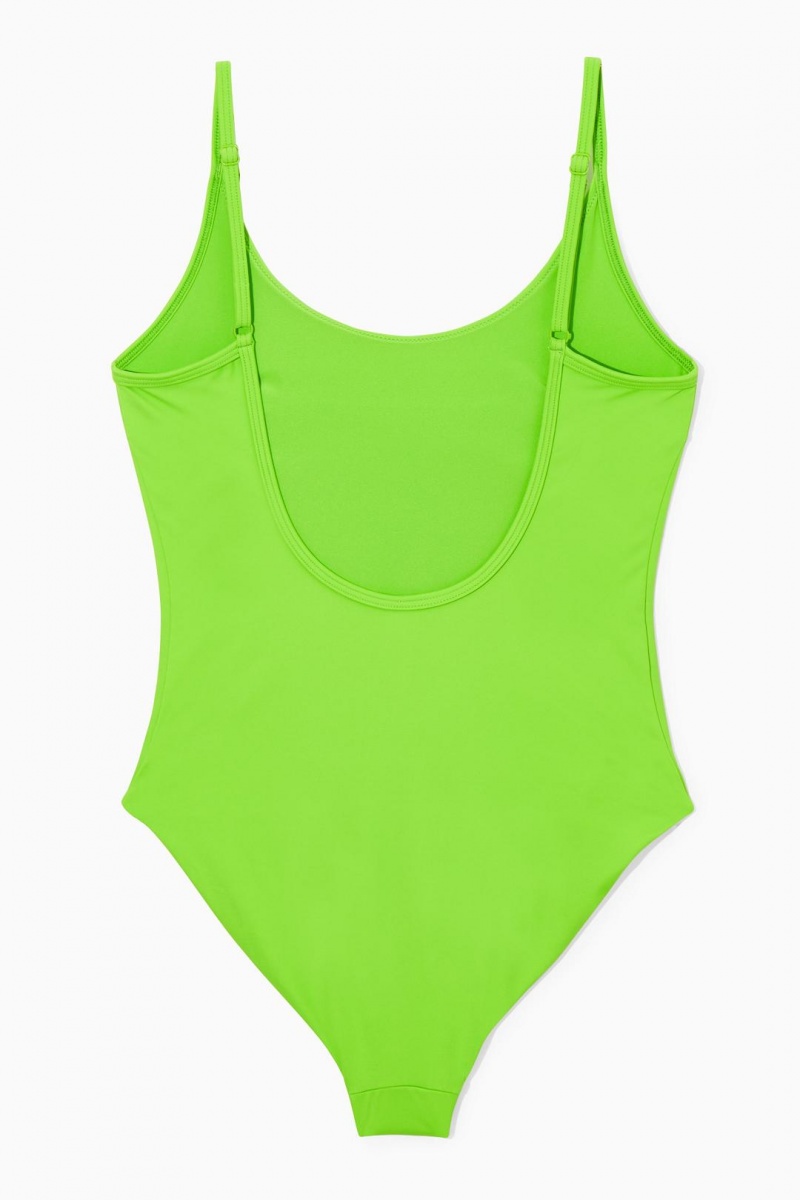 Trajes De Baño COS Open-back Swimsuit Mujer Verdes | 09375CIEK