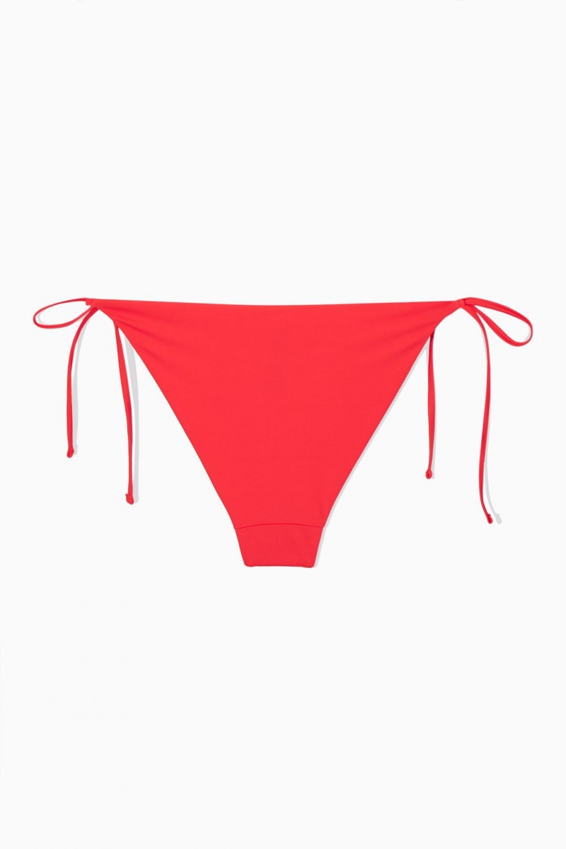 Trajes De Baño COS Tie-side Bikini Briefs Mujer Rojos | 59678ZVAT